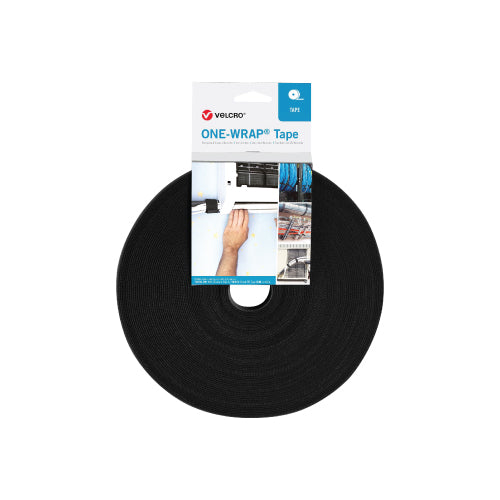 Velcro Black One-Wrap Heavy Duty Tape